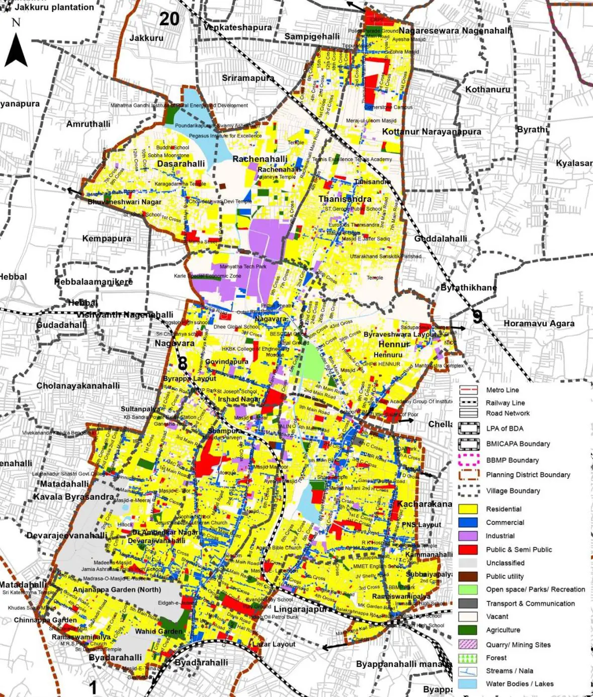 PD 08 Existing Land Use Map