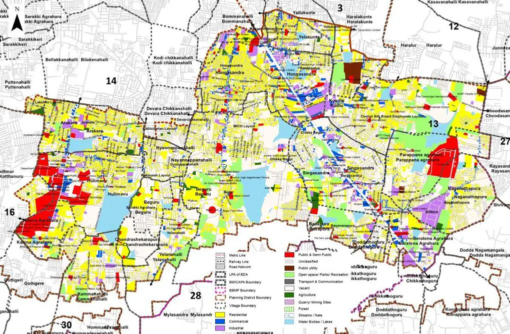 PD 13 Existing Land Use Map