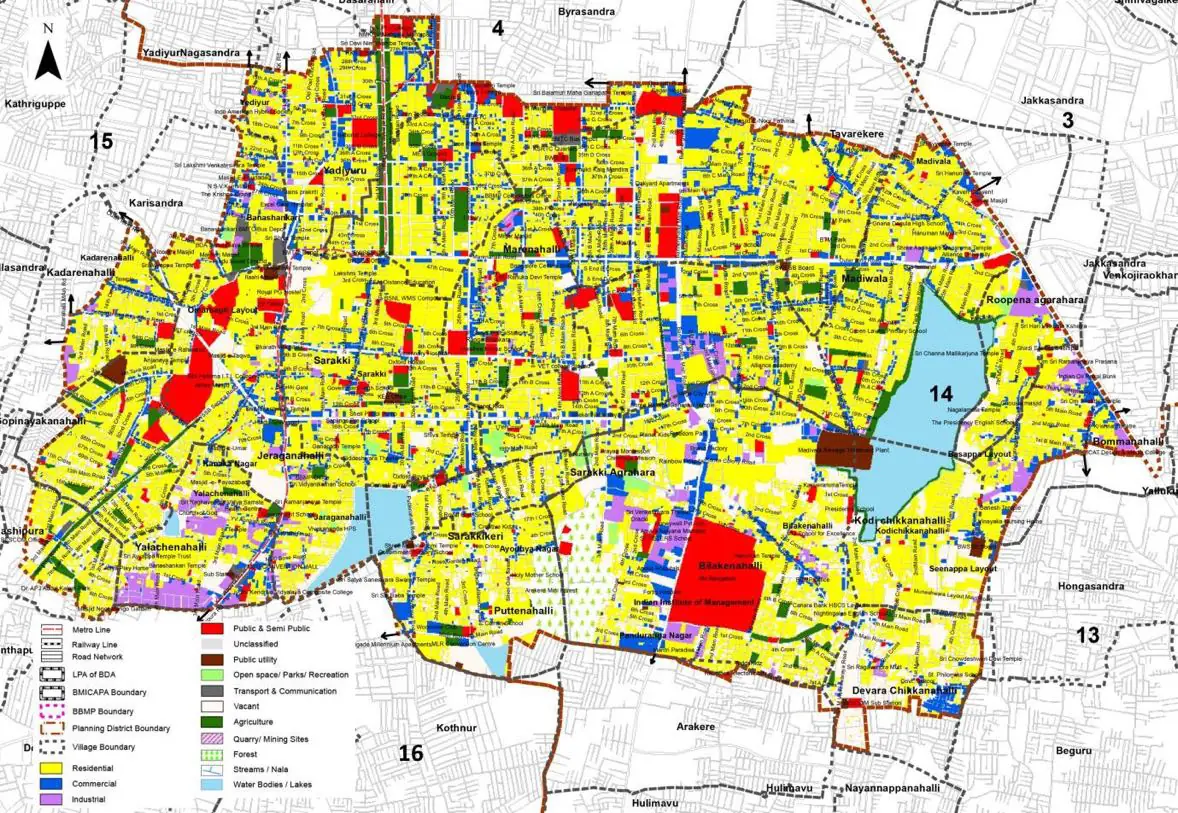 PD 14 Existing Land Use Map