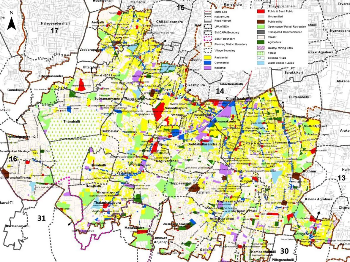 PD 16 Existing Land Use Map