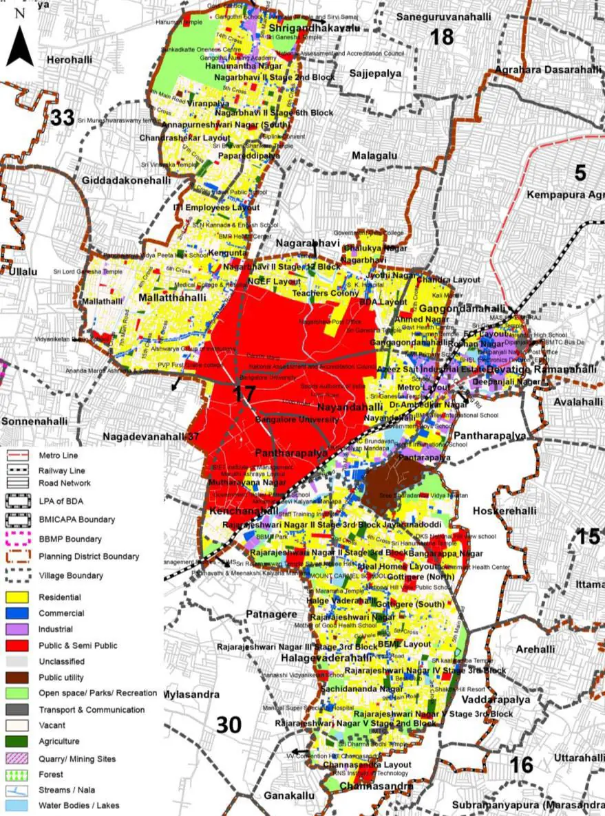 PD 17 Existing Land Use Map