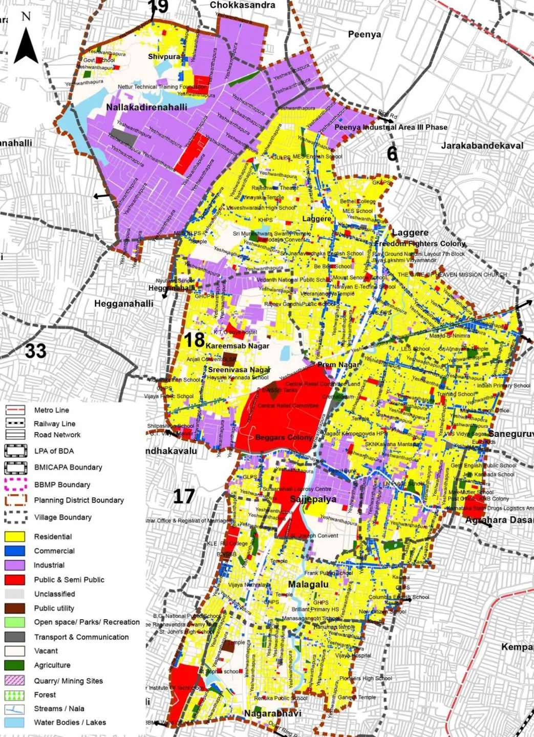 PD 18 Existing Land Use Map