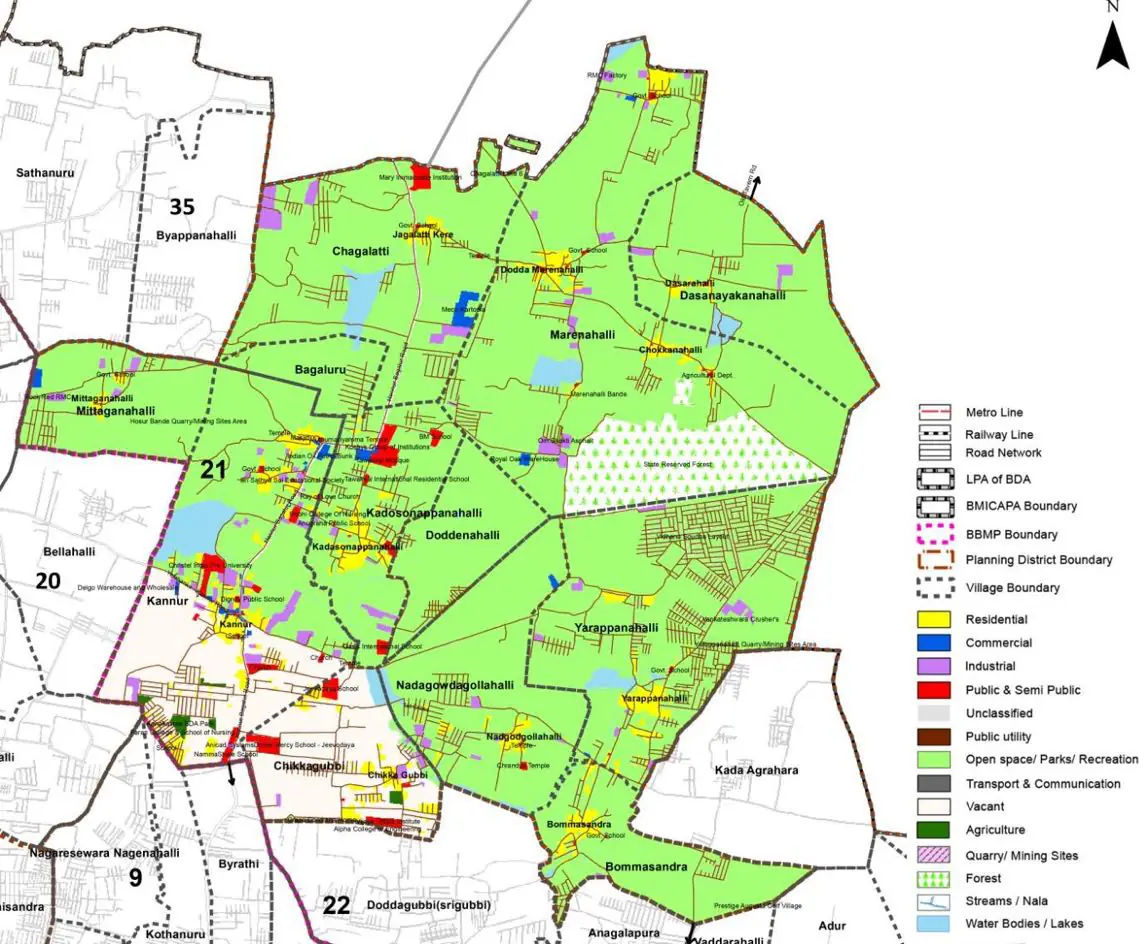 PD 21 Existing Land Use Map