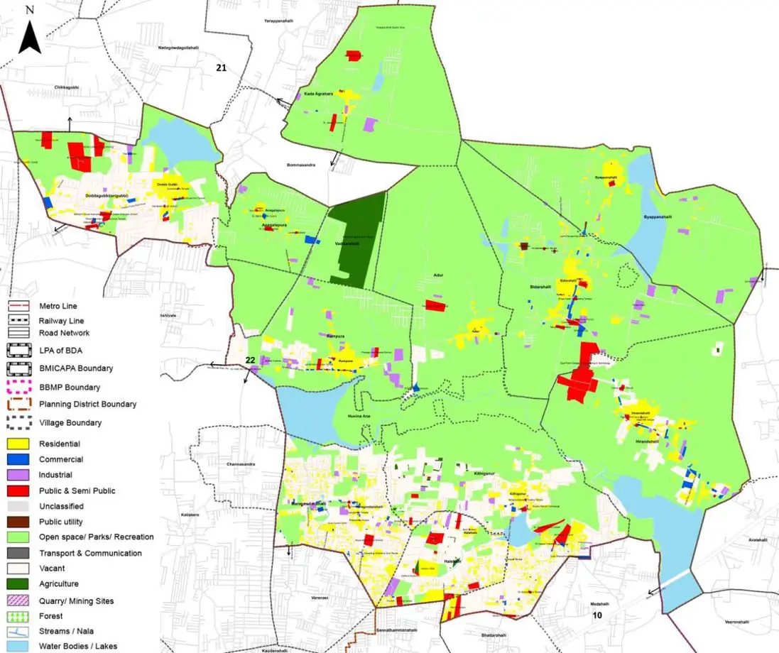 PD 22 Existing Land Use Map
