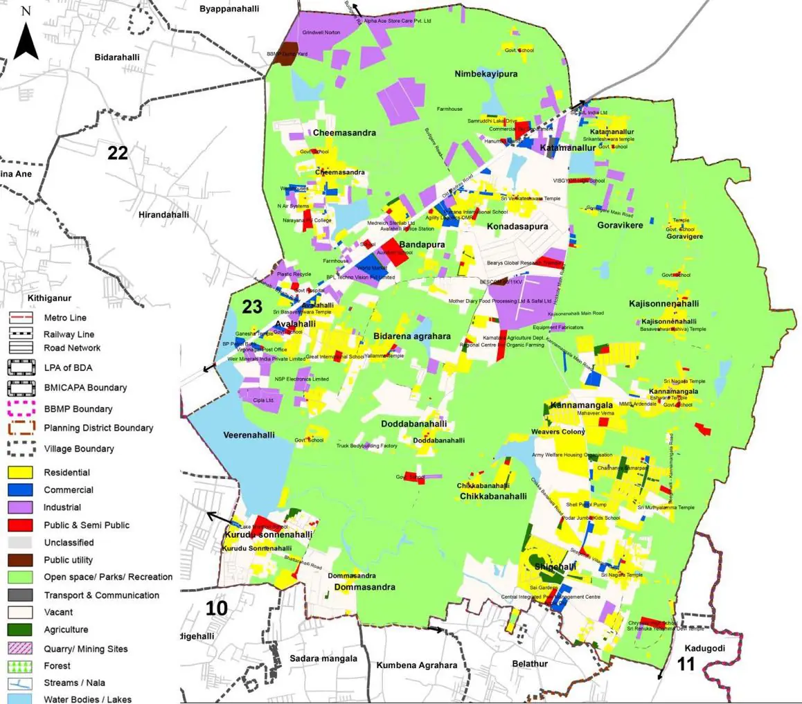 PD 23 Existing Land Use Map