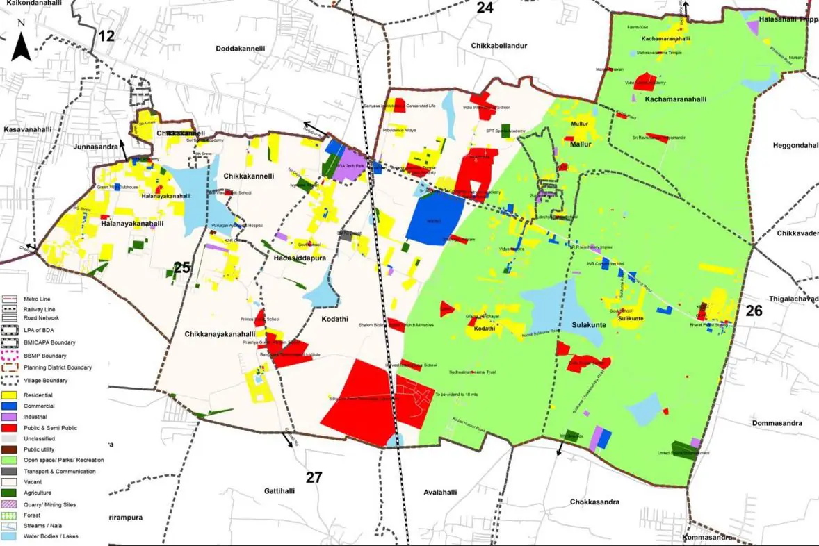 PD 25 Existing Land Use Map
