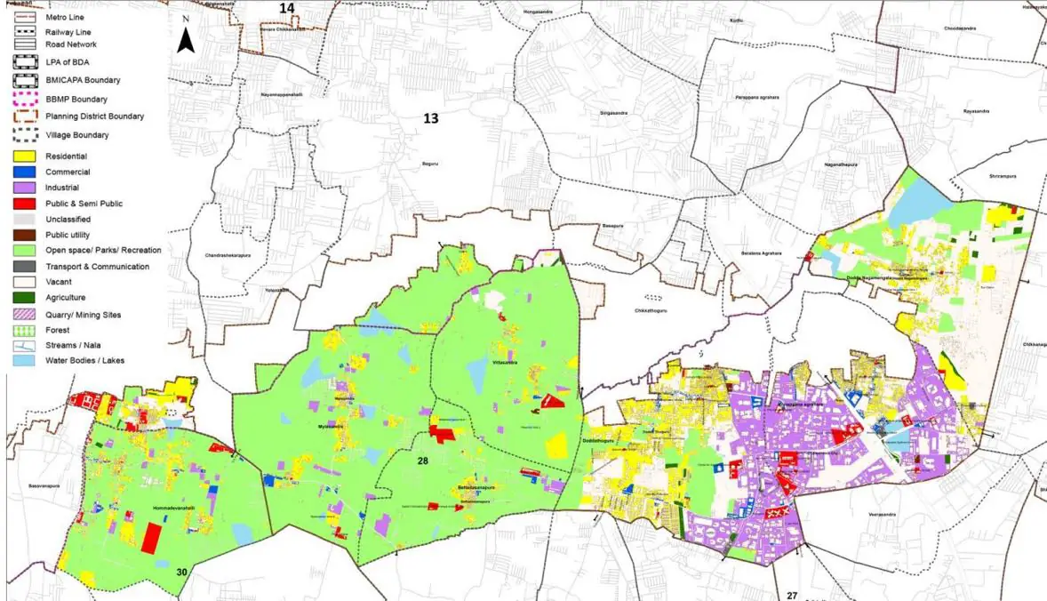 PD 28 Existing Land Use Map