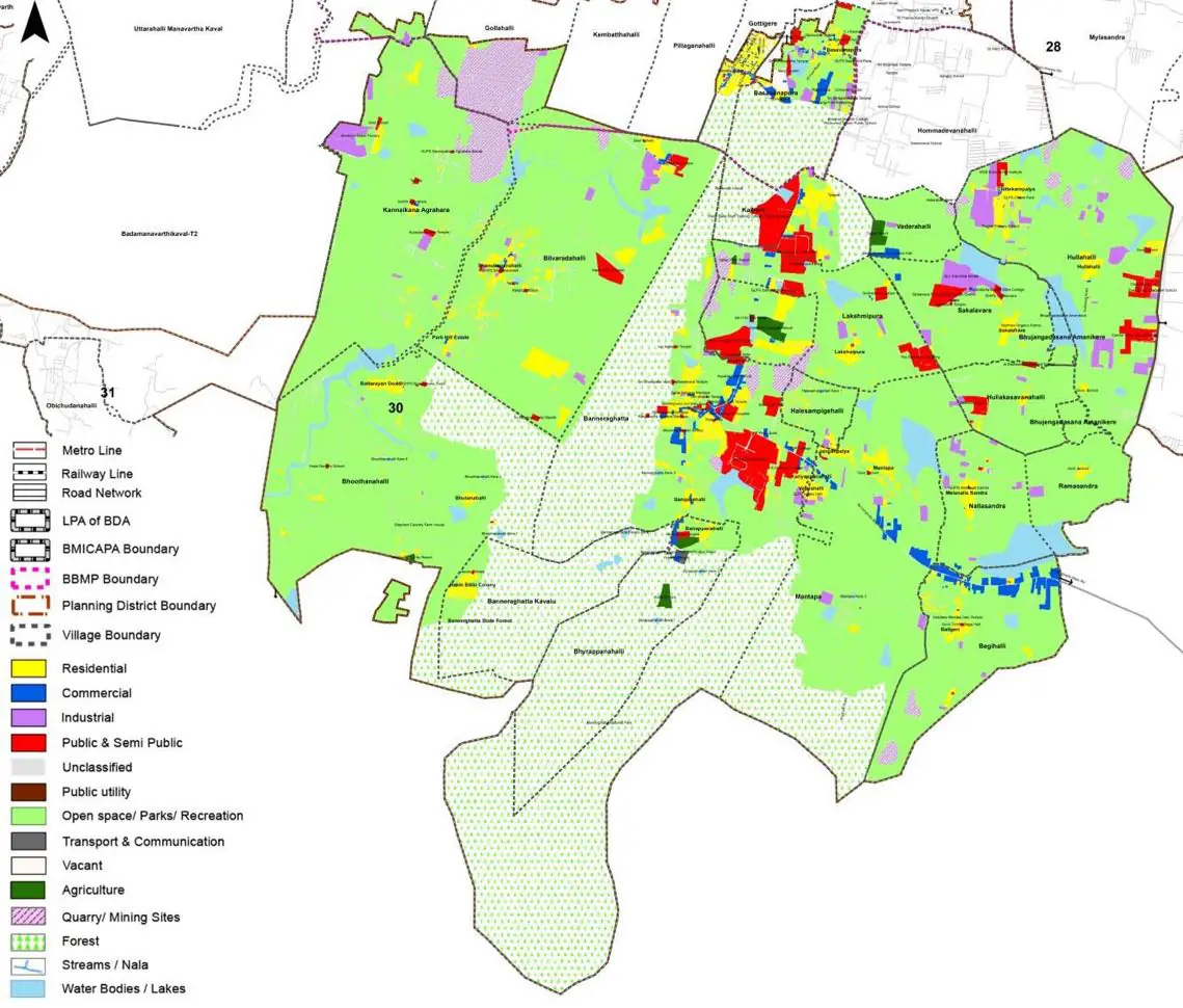 PD 30 Existing Land Use Map