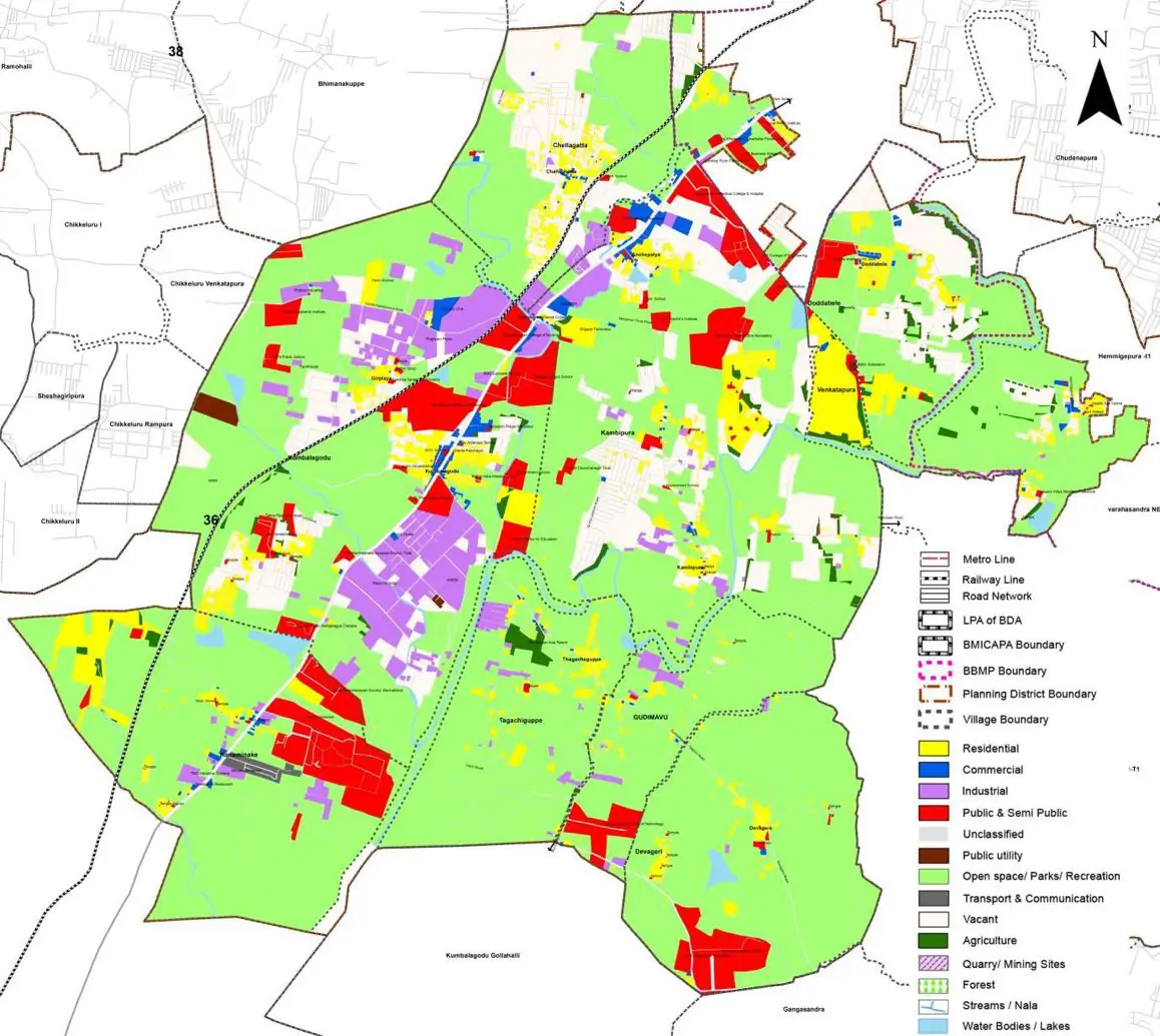 PD 36 Existing Land Use Map