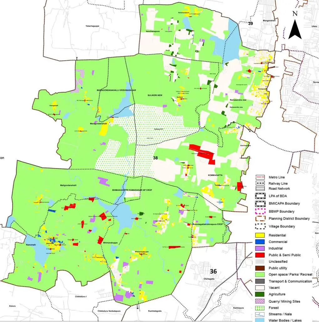 PD 38 Existing Land Use Map