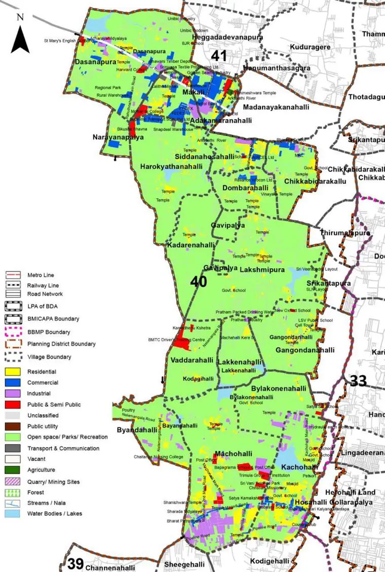 PD 40 Existing Land Use Map