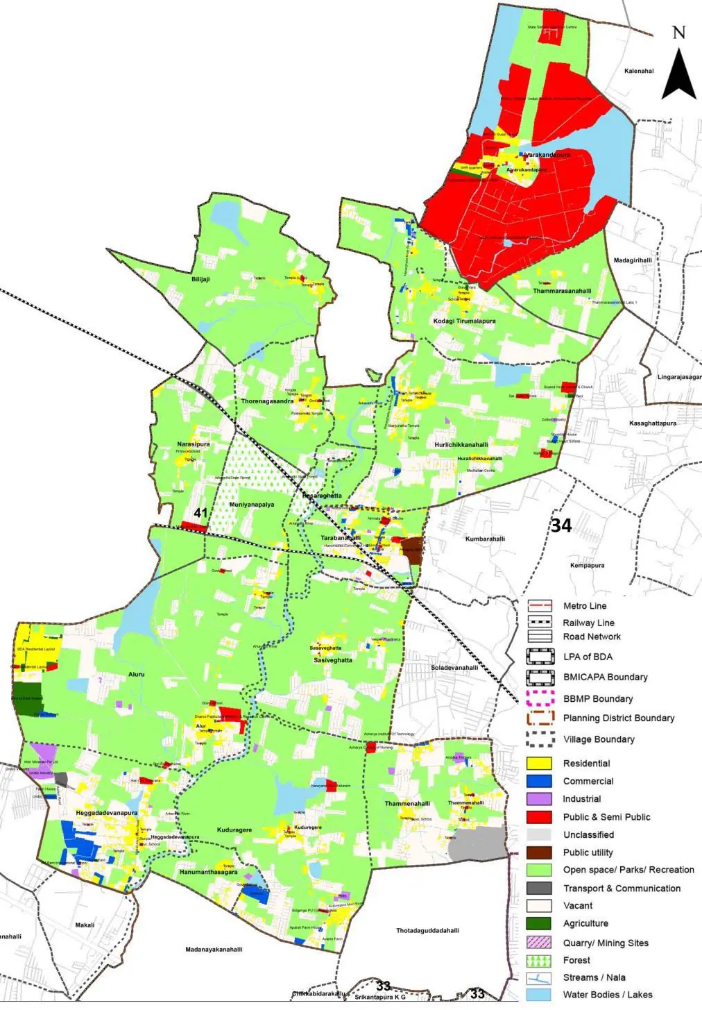 PD 41 Existing Land Use Map