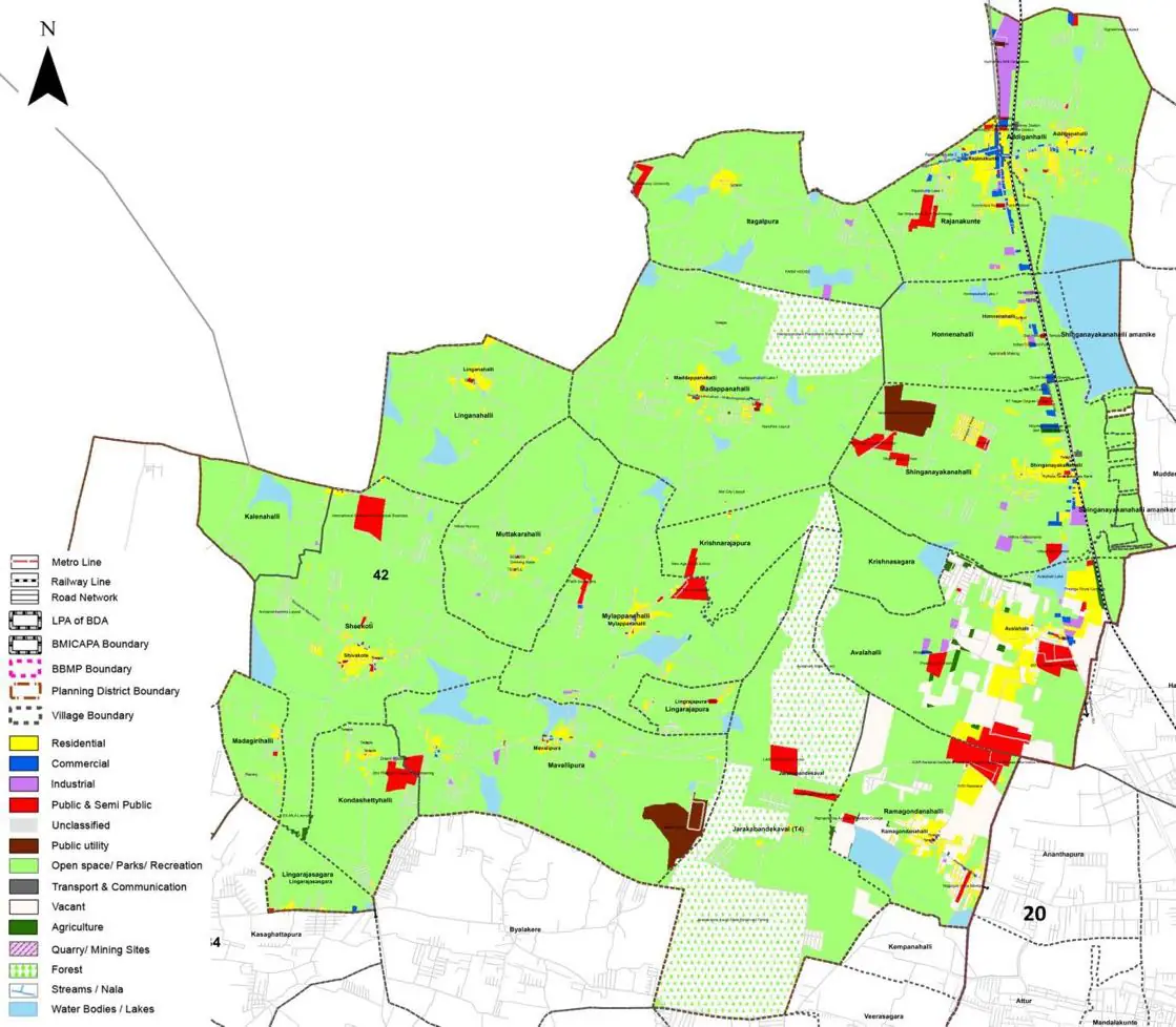 PD 42 Existing Land Use Map
